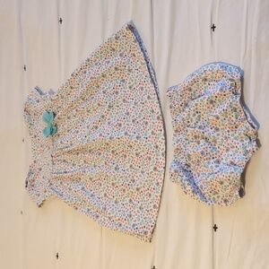 Floral Dress with matching bloomers